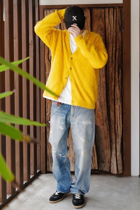 MINEDENIMカーディガンSTYLE