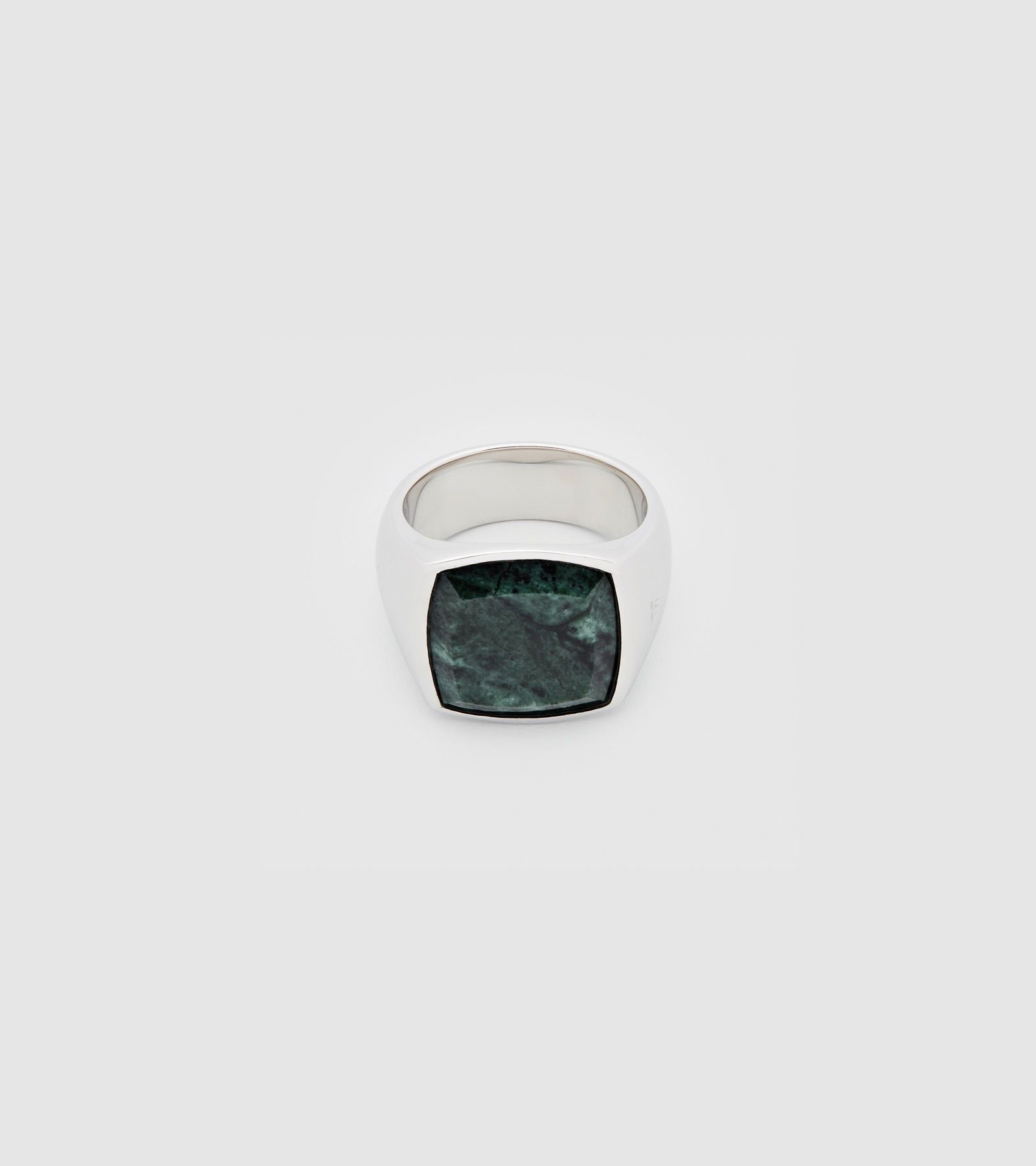 TOM WOOD / トムウッド | CUSHION GREEN MARBLE シルバー925 リング | 52（12号） | レディース