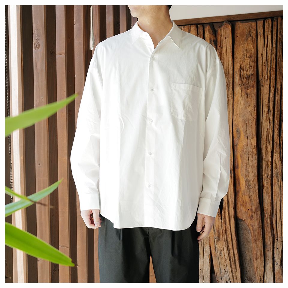 WELCOME-RAIN - Plain shirt White | River