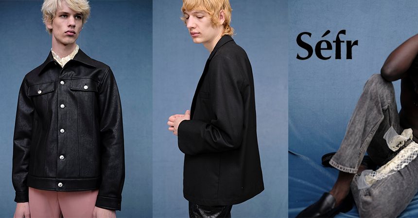 Séfr - DANTE JEAN JACKET (Crow black) | River