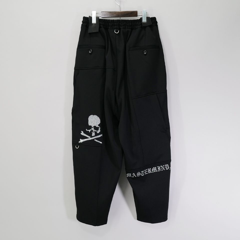 Last1 M 【mastermindJAPAN】 JERSEY WIDE FIT TROUSERS  BLACK
