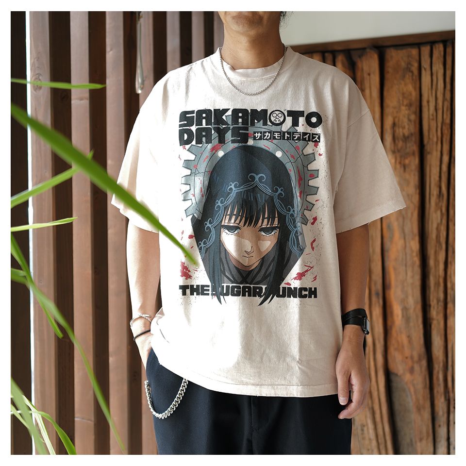 [SAKAMOTODAYS]  S/S T-Shirt (OSARAGI) White