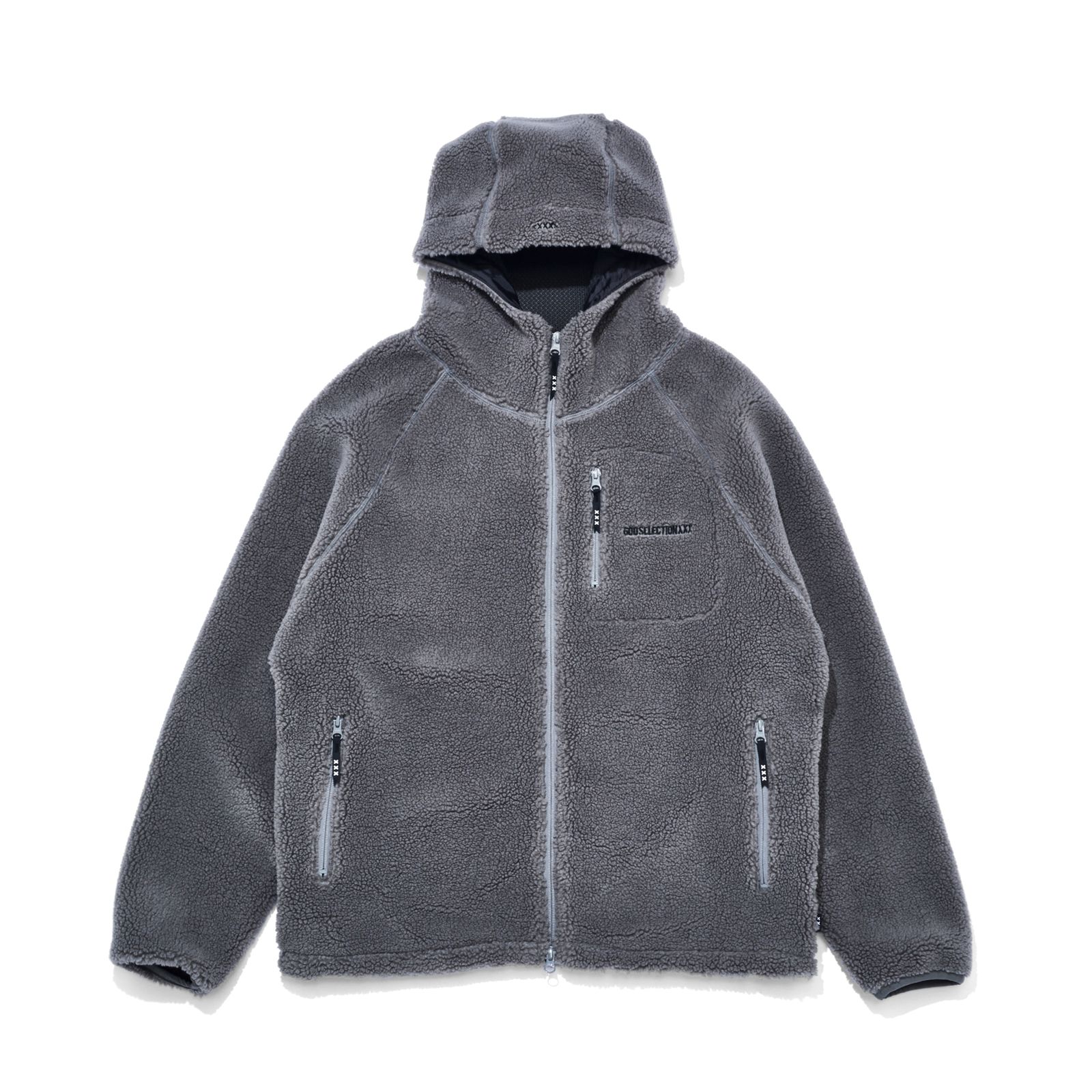 GOD SELECTION XXX - GX-A24-JK-02 FLEECE JACKET GRAY | River