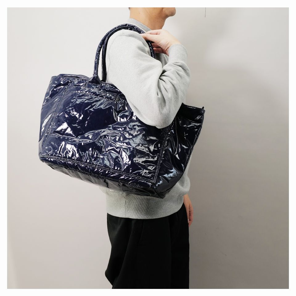 メンズRAMIDUS MIRAGE TOTE BAG(L)ラミダスNAVY