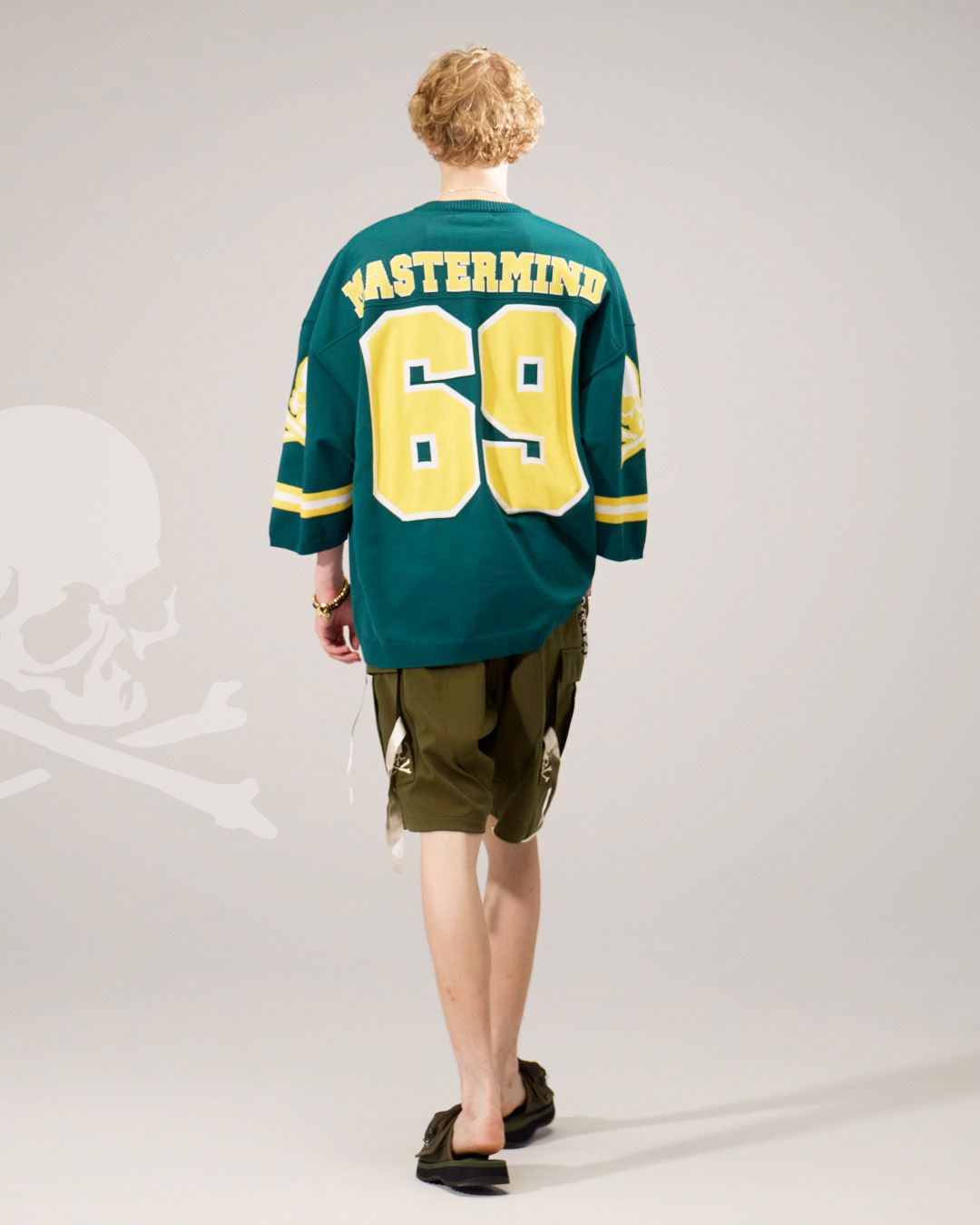 【mastermind JAPAN】 JERSEY CARGO SHORTS  Olive