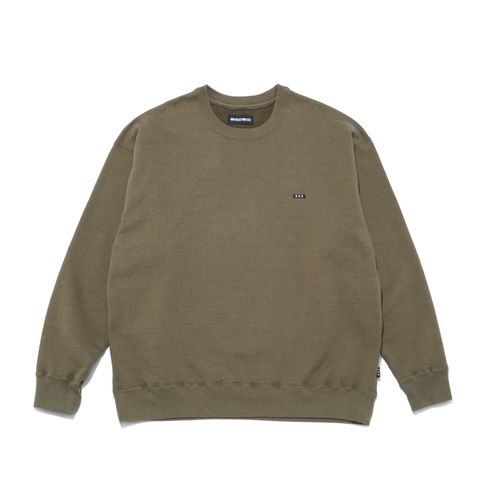 GX-A25-CS-04  CREW NECK SWEAT SHIRT   OLIVE