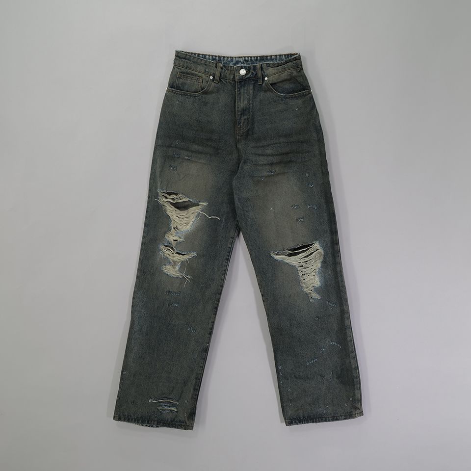 Basketcase - LAX BAGGY DENIM, junkyard wash | River Basketcase - LAX BAGGY DENIM, junkyard wash | River