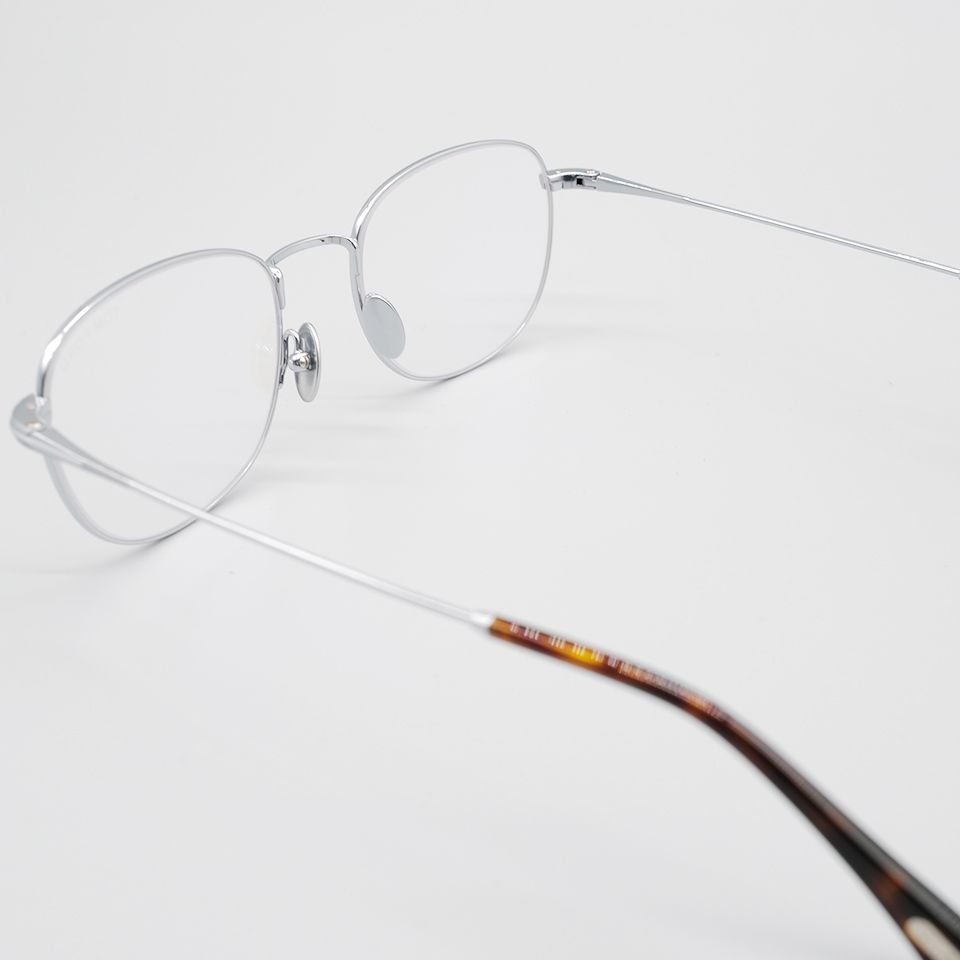 TOM FORD EYEWEAR - FT5734-B-52016 / メガネ フレーム / アジアンフィット /ユニセックス / シルバーチタンフレーム  | River