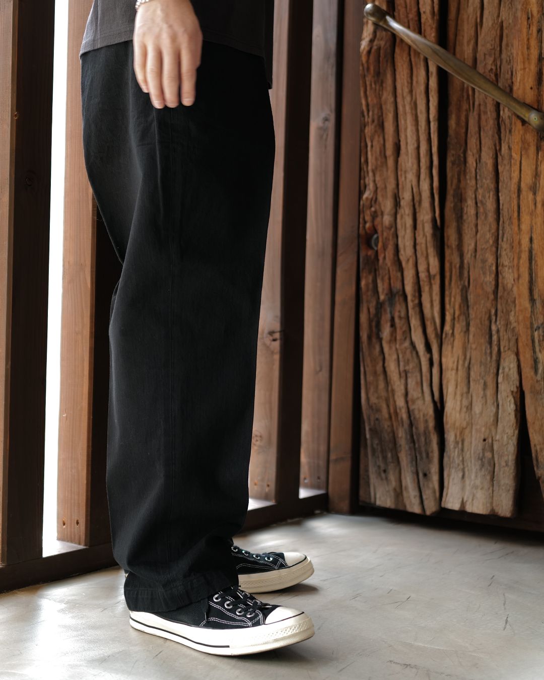 CHINO PANTS (TYPE-XF)  BLACK