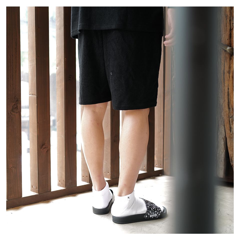 【Last1点 L】 GX-S24-SP-04 PILE BORAD SHORTS  BLACK