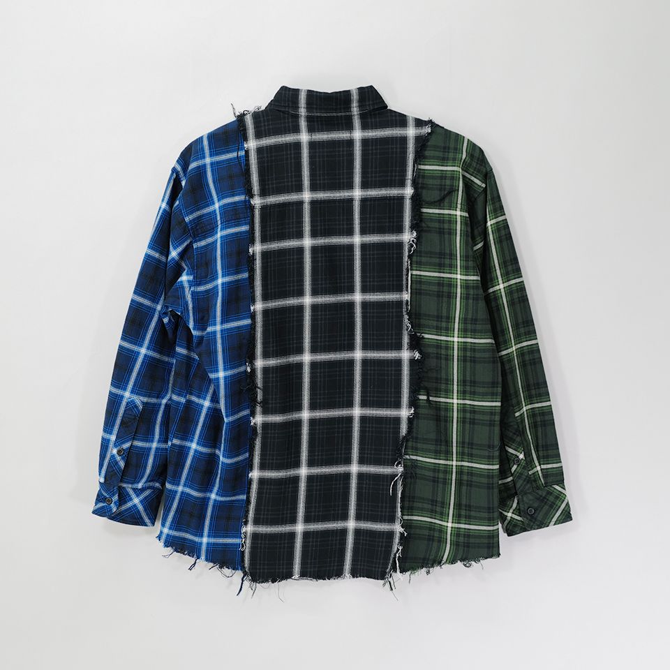 【Rafu】 Patchwork shirt