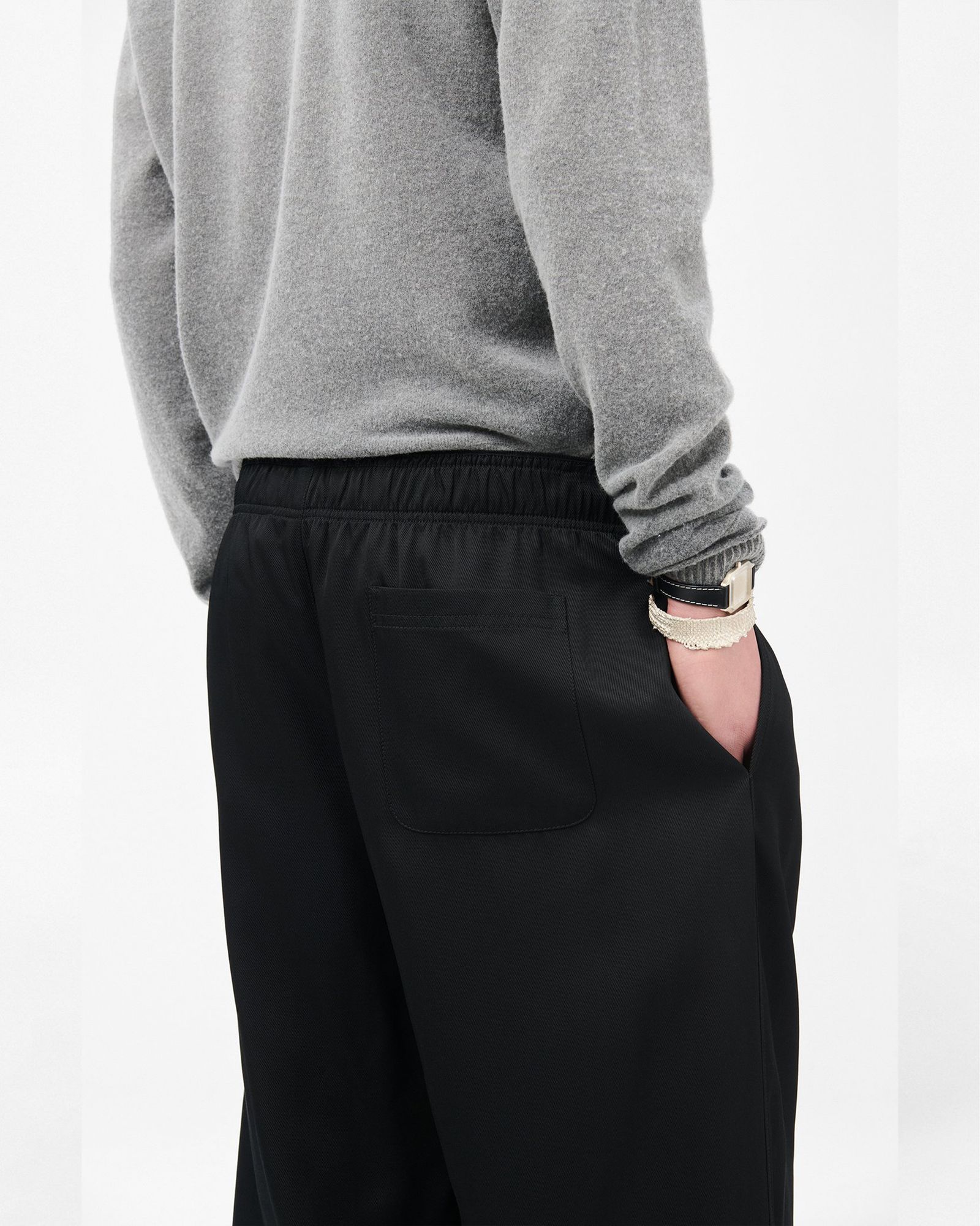 LEISURE TROUSER   Fresh Black Tarmac Twill