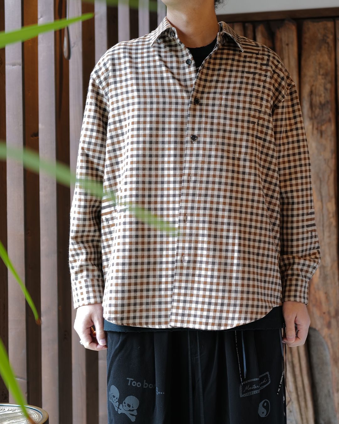 【mastermindJAPAN】 CHECK SHIRT