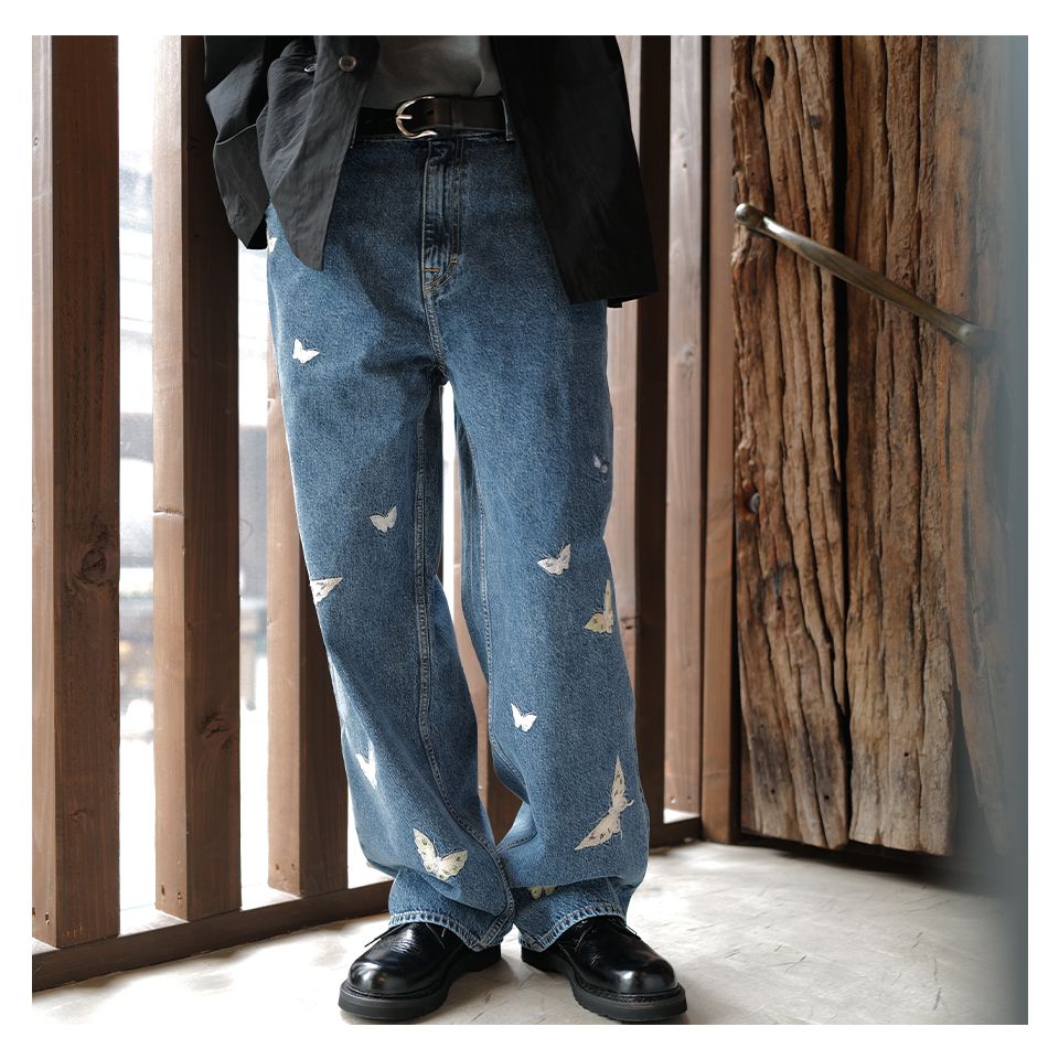 OUR LEGACY - VAST CUT Black Sand Chain Twill | River OUR LEGACY - VAST CUT Black Sand Chain Twill | River