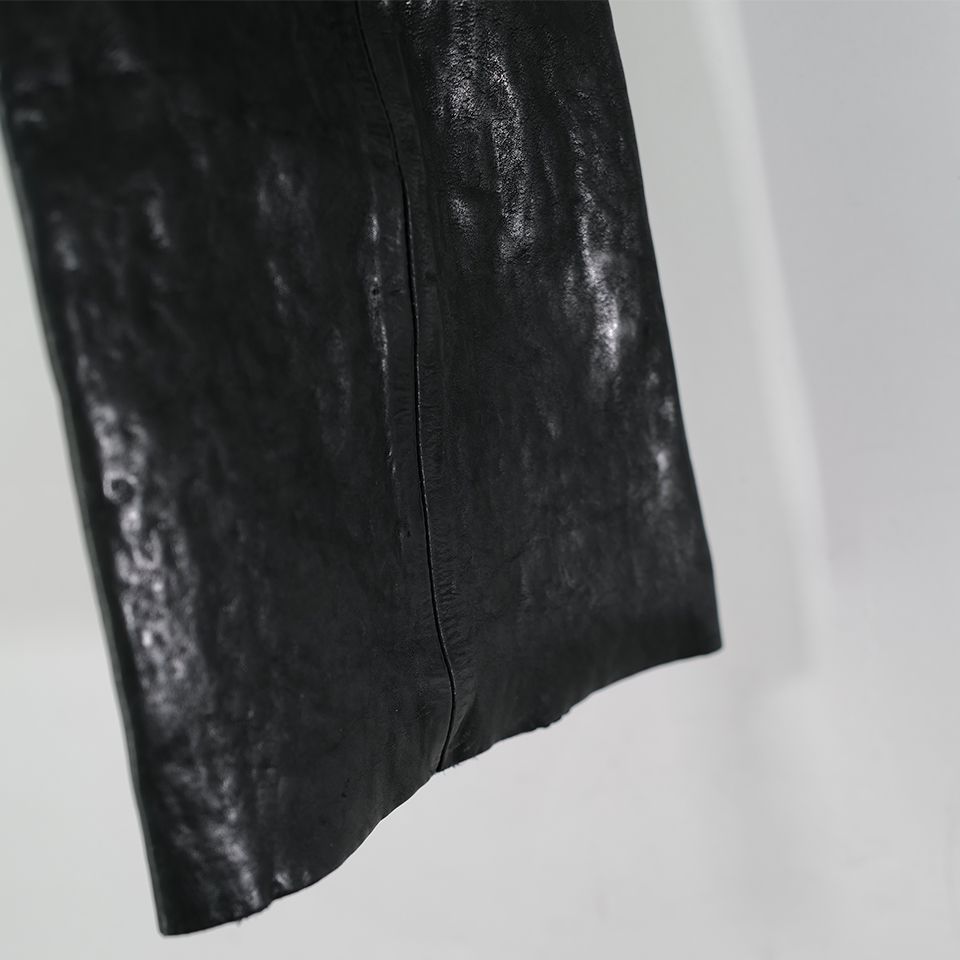 ISAMU KATAYAMA BACKLASH - イタリーショルダー製品染めパンツ Black 