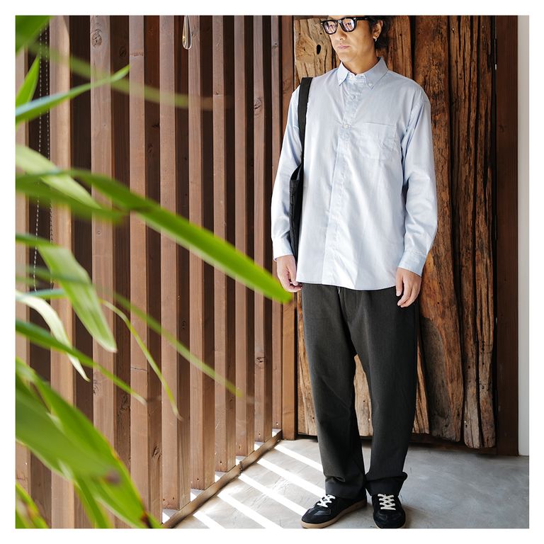 SEQUEL - SQ-24SS-SH-04 BIG SIZE SHIRT BLUE | River