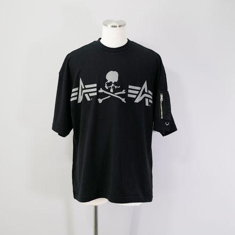 【MASTERMINDWORLD】 x ALPHA  CIGER POCKET SS T BIG  BLACK