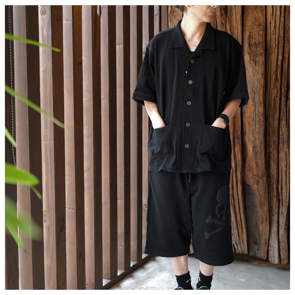 【MASTERMIND WORLD】 SHORT SLEEVE LOUNGE SET  Black