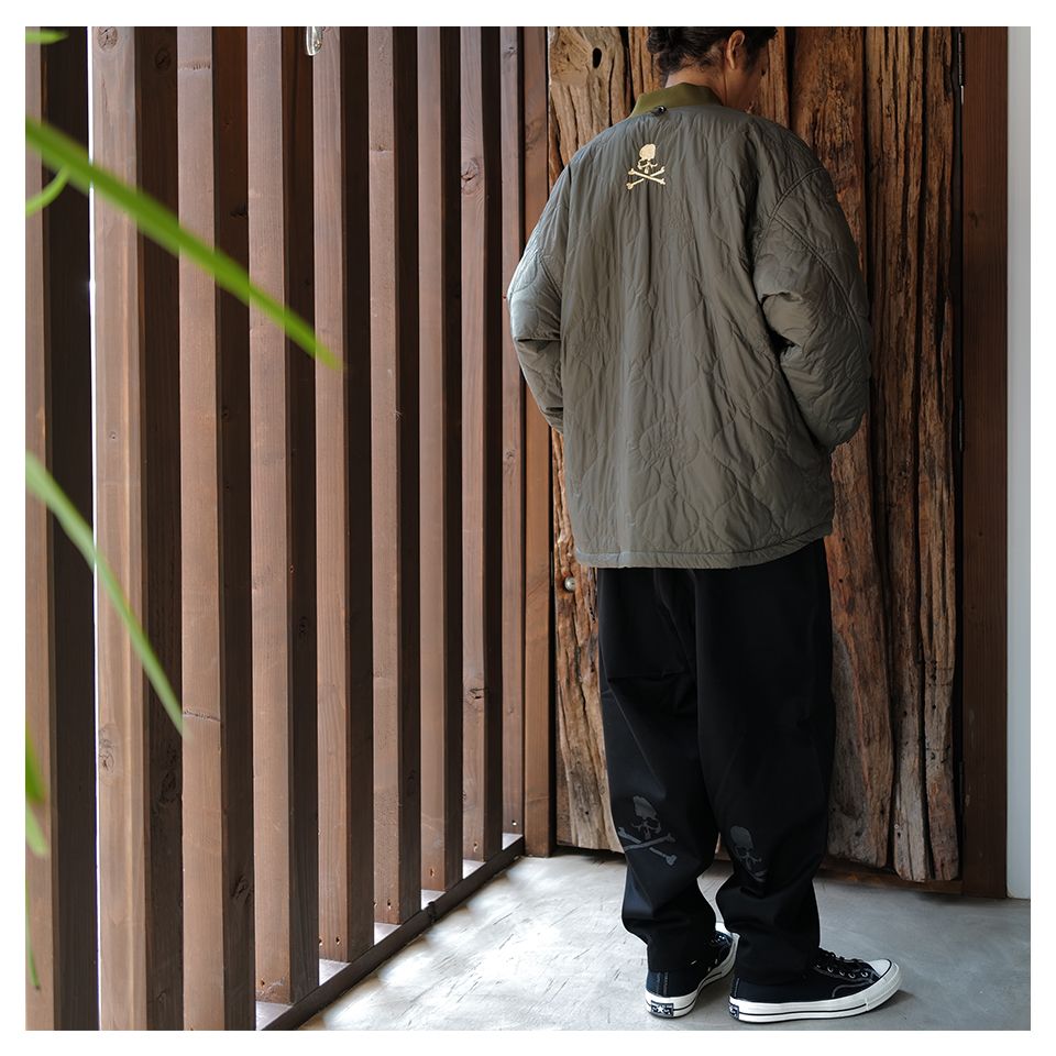 【MASTERMIND WORLD】 WIDE EASY PANTS  BLACK