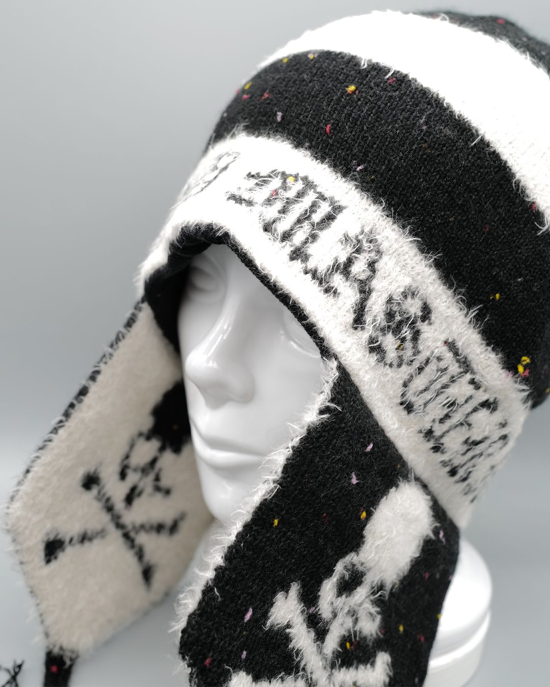 【mastermindJAPAN】 CASHMERE TWEED BEANIE  BLACK