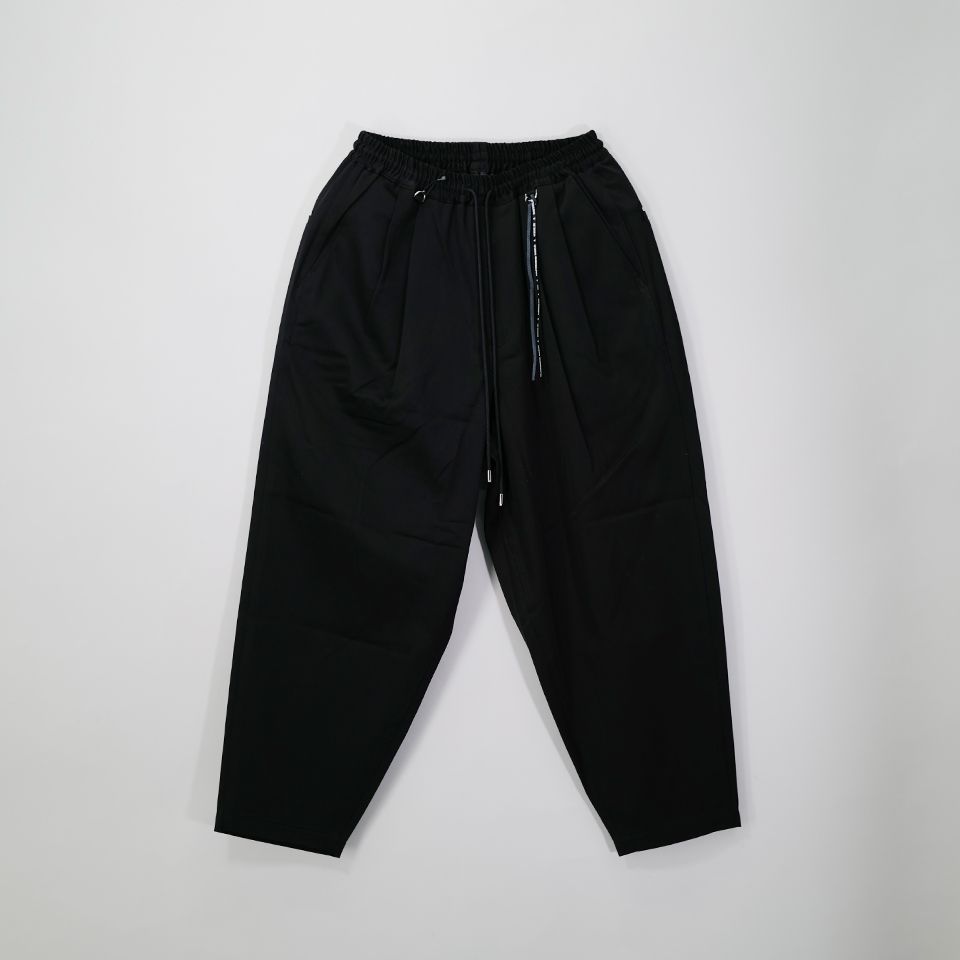【MASTERMIND WORLD】 WIDE EASY PANTS  BLACK