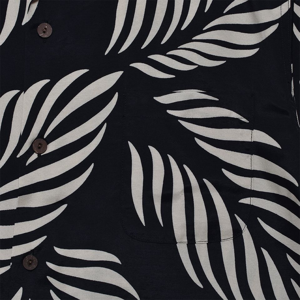【Last1 S】 WACKO MARIA / MINEDENIM Leaf Motif Hawaiian Shirt