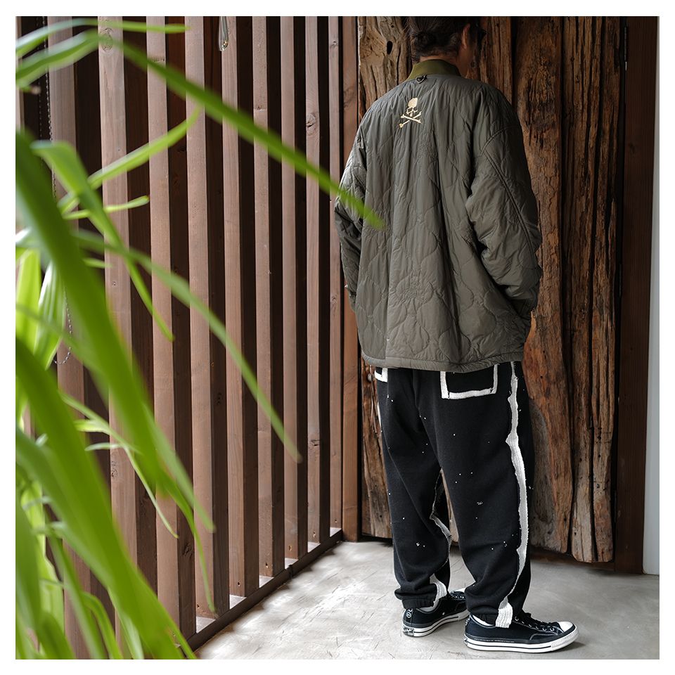 【MASTERMIND WORLD】 QUILTED JACKET  OLIVE