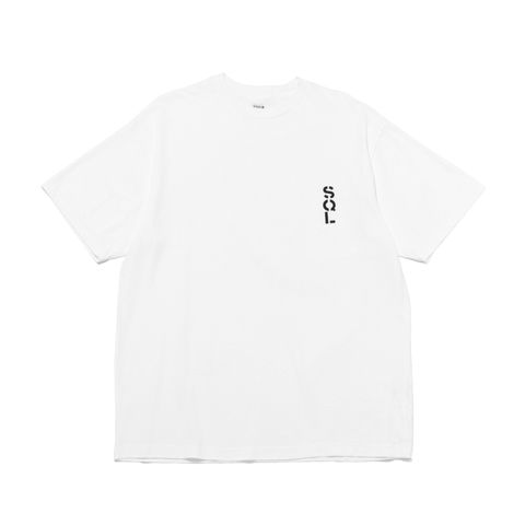 SQ-25SS-ST-07 T-SHIRT  WHITE