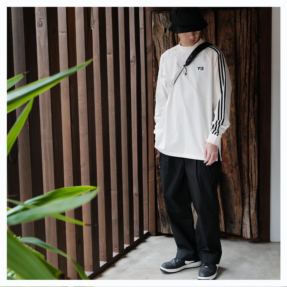 Y-3 - Y-3 STRIPES LONG SLEEVE TEE White | River