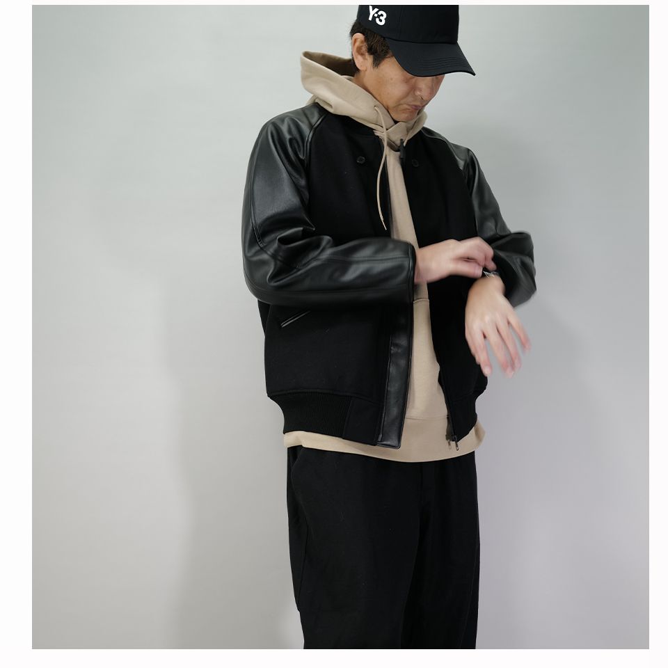 Y-3 - M CLASSIC VARISTY JACKET Black | River