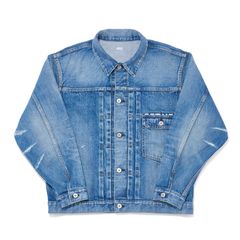 【Last1点 XL】SQ-25SS-JK-04  FRAGMENT x SEQUEL  DAMAGE DENIM JACKET INDIGO