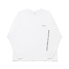 【Last1点 L】 SQ-24AW-LT-03 LONG SLEEVE T-SHIRT  WHITE