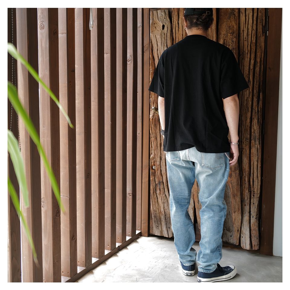 SQ-25SS-ST-05 T-SHIRT  BLACK