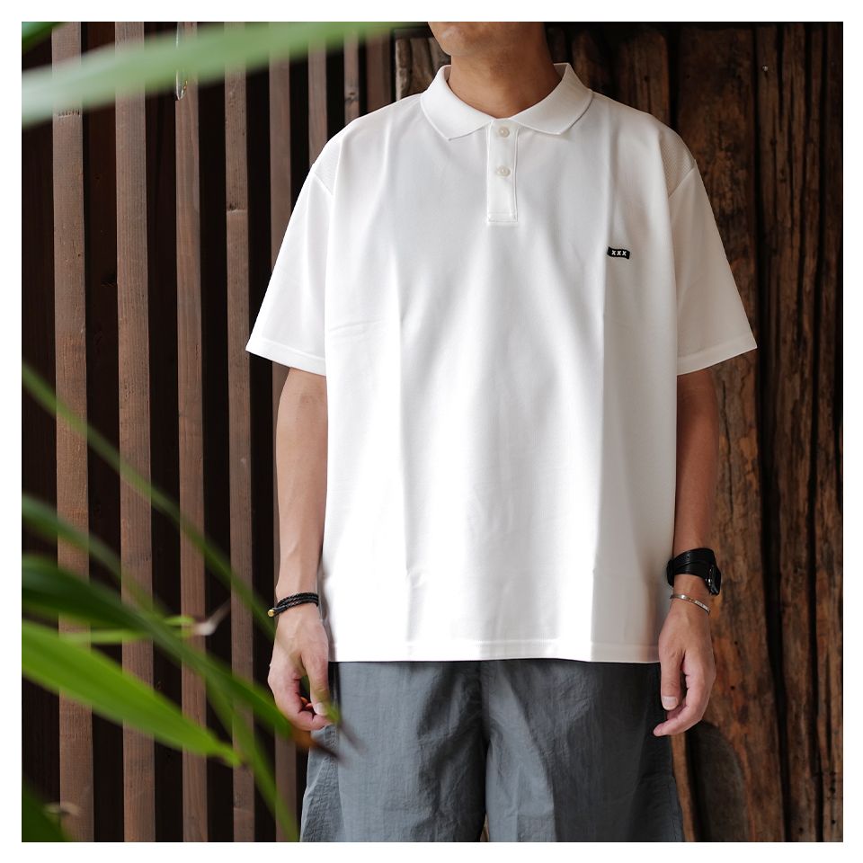 GOD SELECTION XXX - GX-S23-PL-01 POLO SHIRT WHITE | River