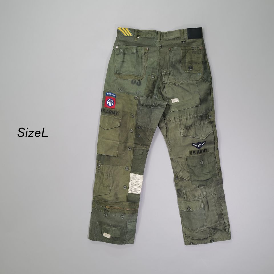 【MIYAGI HIDETAKA】 MH031 Work Pants Military KHAKI