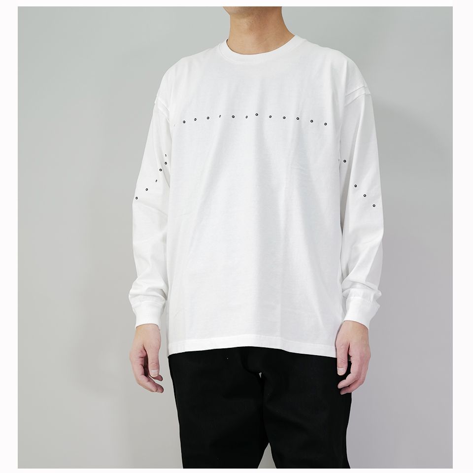 【Last1 XL】SQ-22AW-LT-02 LONG SLEEVE T-SHIRT WHITE | River