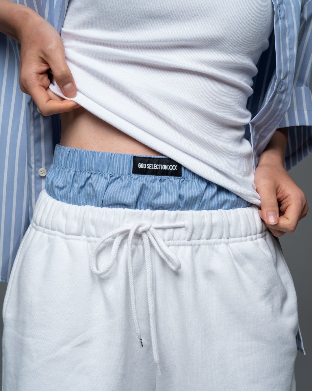 【WOMENS】GXL-S26-PT-02  SHORT PANTS  WHITE