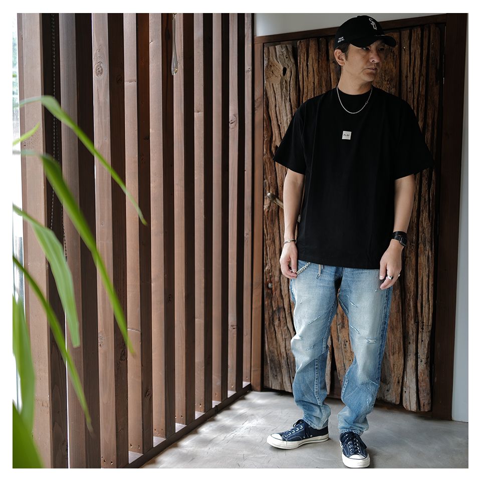 SQ-24AW-ST-09 T-SHIRT  BLACK