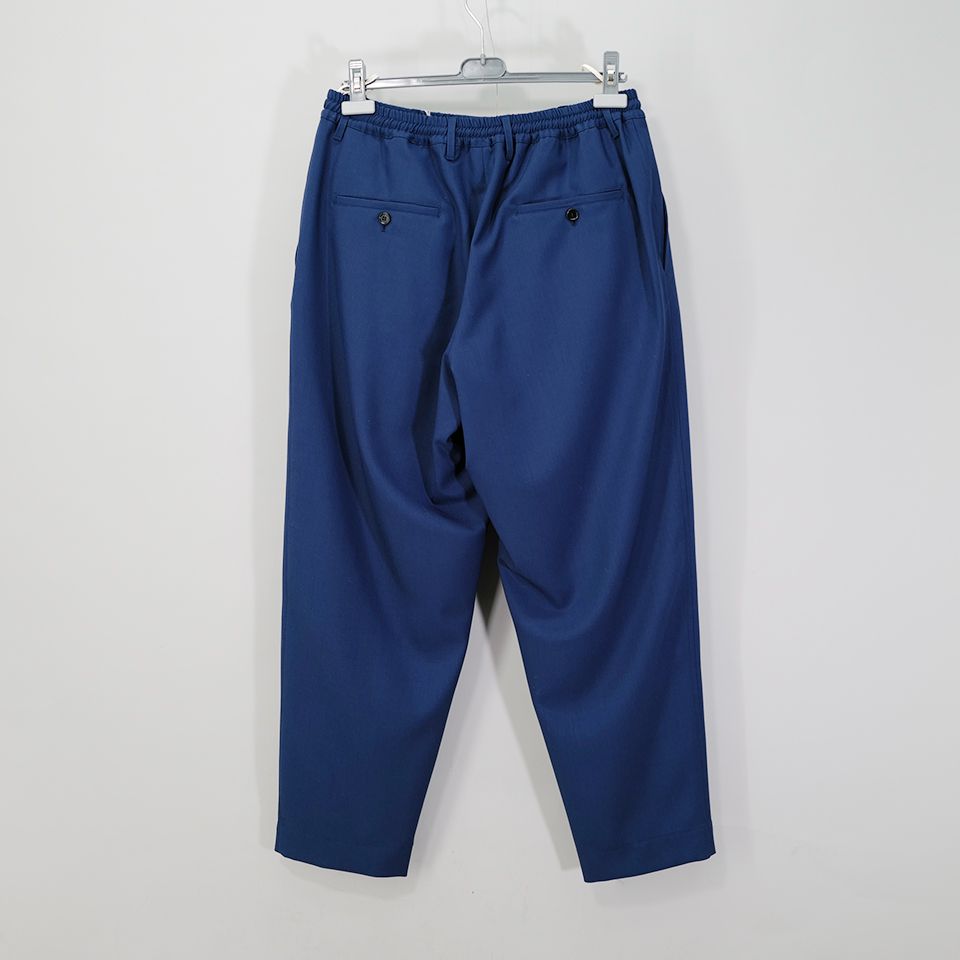 パンツ MARNI PANTS (PAMA0385U2TW839 00B12) Deep blue tropical wool trousers with Marni Mending | Marni