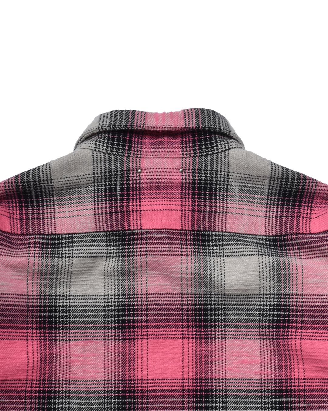 Heavy Cotton Flannel Ombre Work Shirt   PNK