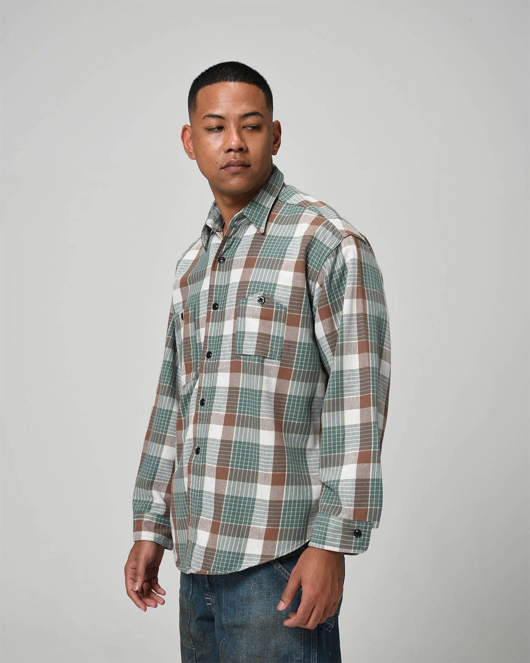 BWU-MPFS / MOUNTAIN POCKET FLANNEL SHIRT