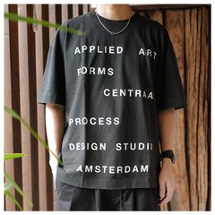 【Last1 L】 LM1-4 Oversized T-shirt [CENTRAAL PROCESS] Charcoal