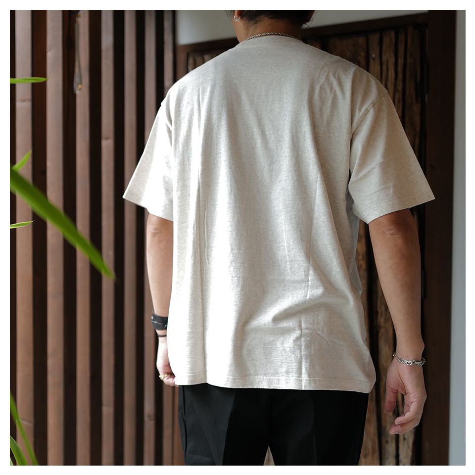 SQ-25SS-ST-14 T-SHIRT  OATMEAL