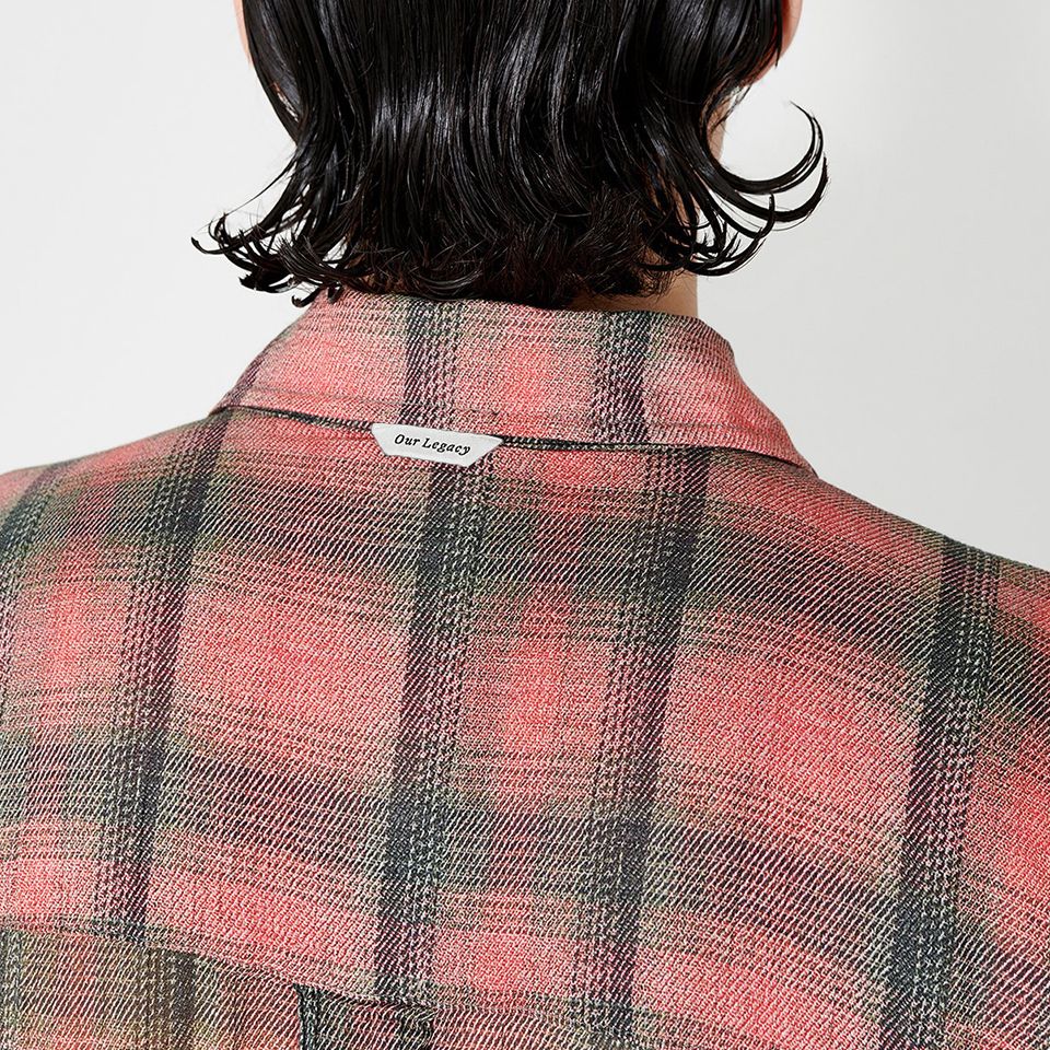 OUR LEGACY - BORROWED SHIRT Big Lumbercheck Print | River