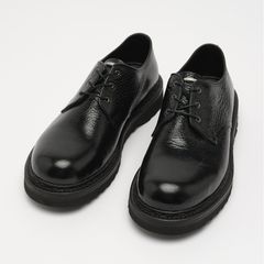 【Last1点 Size44】 TRAMPLER SHOE   Black Cracked Patent Leather
