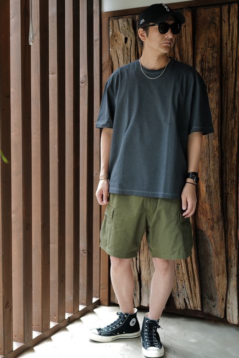 SEQUEL  CARGO SHORTS(TYPE-CS) OLIVE