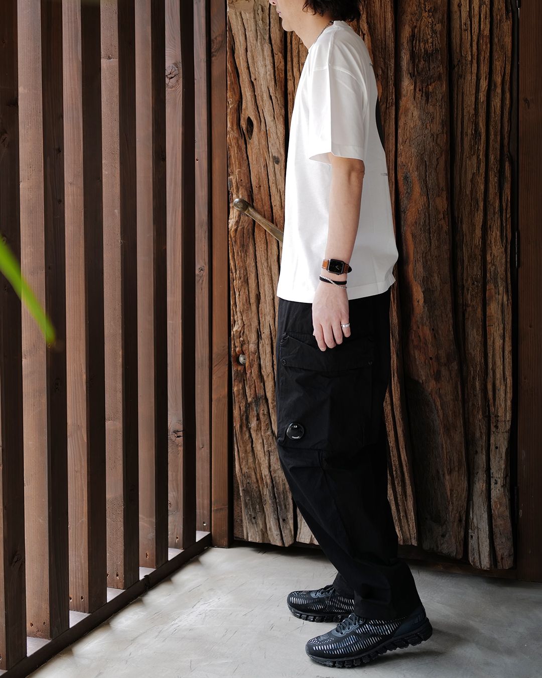 30/1 JERSEY SHORT SLEEVE LOGO T-SHIRT [WHITE]