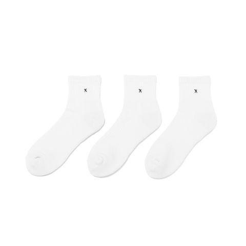 GX-S25-SO-02 SOCKS (3PIECE 1PACK) WHITE
