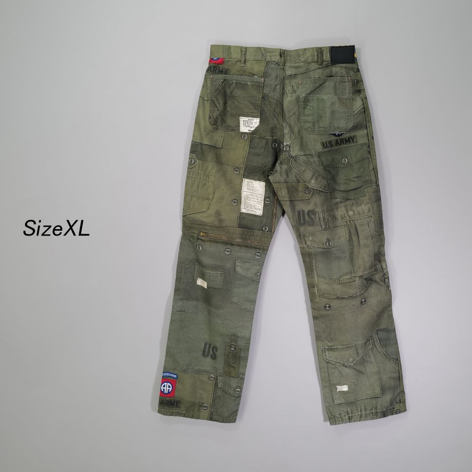 【MIYAGI HIDETAKA】 MH031 Work Pants Military KHAKI