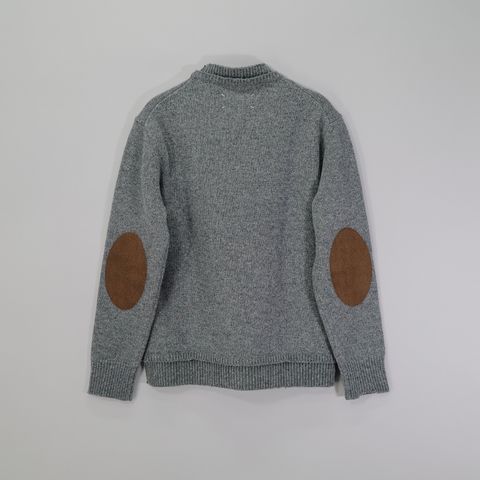 【Last1 L】 エルボーパッチセーター Gray